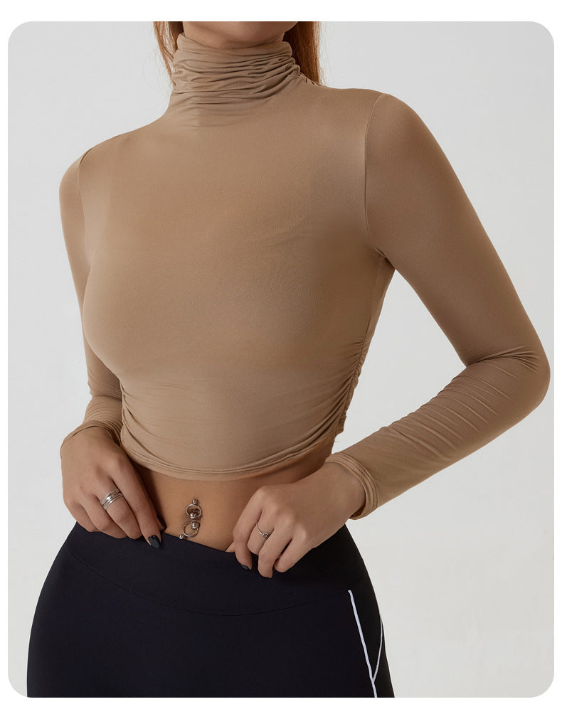 Liana - Langermet Crop Top