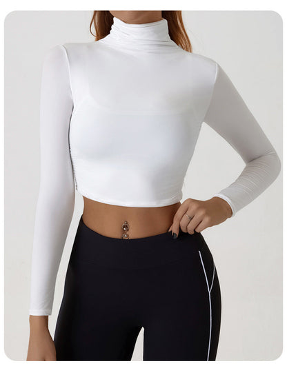 Liana - Langermet Crop Top