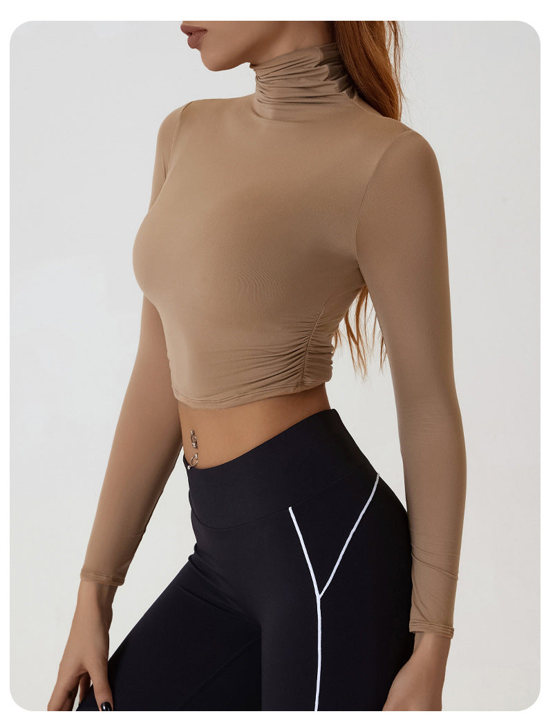 Liana - Langermet Crop Top