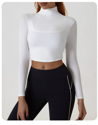 Liana - Langermet Crop Top