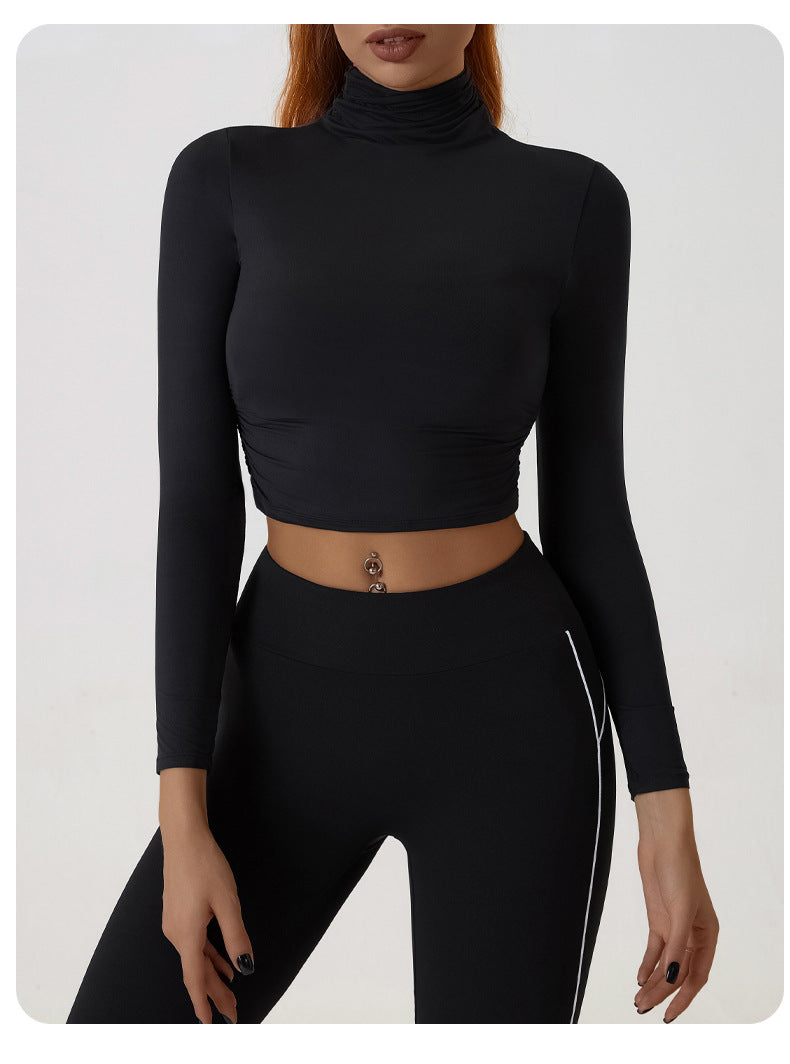 Liana - Langermet Crop Top